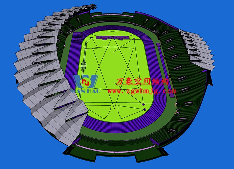 萬豪2022第14標(biāo)-張掖奧體中心建設(shè)項(xiàng)目（EPC）總承包體育場PTFE膜結(jié)構(gòu)專業(yè)分包工程