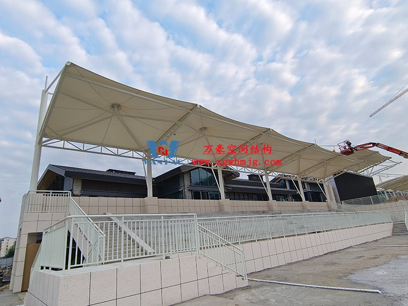四川職業(yè)技術(shù)學院鋰電科技學院建設(shè)項目看臺膜結(jié)構(gòu)工程