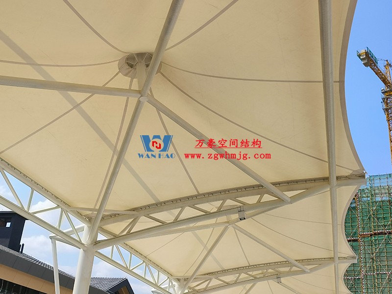 四川職業(yè)技術(shù)學院鋰電科技學院建設(shè)項目看臺膜結(jié)構(gòu)工程