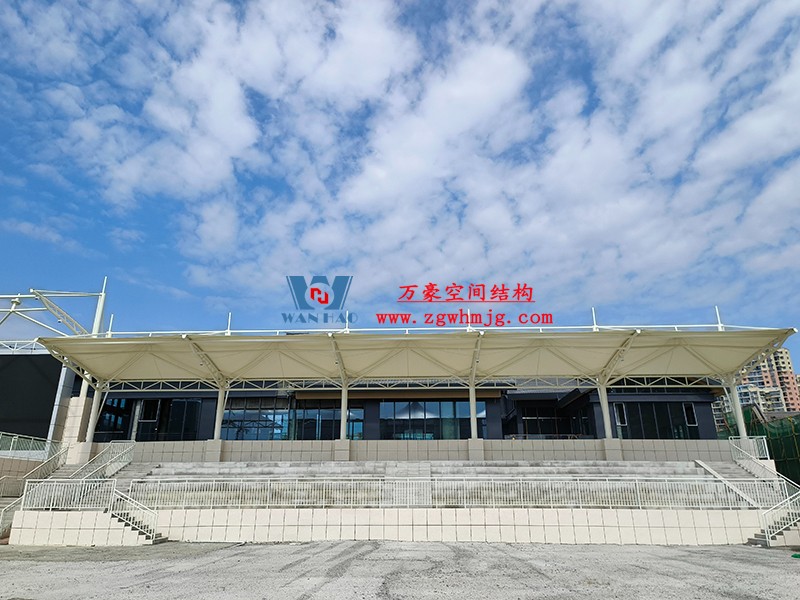 四川職業(yè)技術(shù)學院鋰電科技學院建設(shè)項目看臺膜結(jié)構(gòu)工程