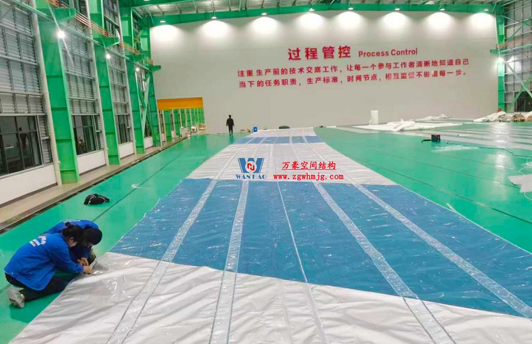 上海工程技術大學松江校區(qū)風雨操場ETFE膜結構項目